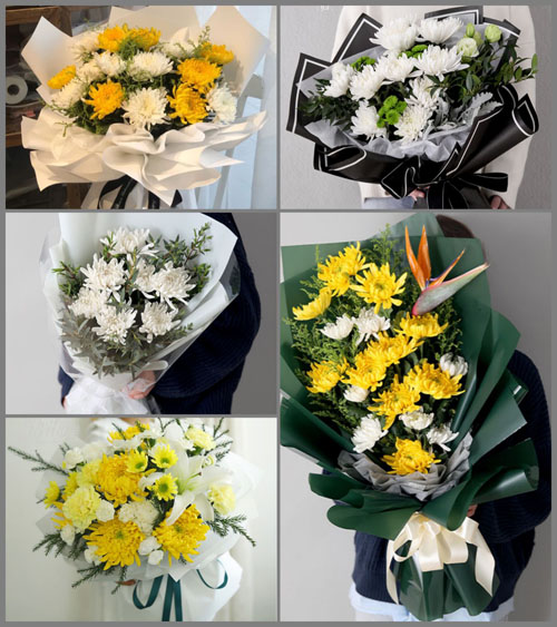 广东肇庆市德庆县官圩镇西河村白事花束代送
